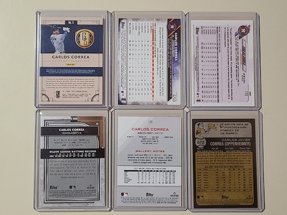 Carlos Correa 6 Baseball Card Lot #ed Panini Gold Standard