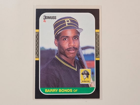 1987 Donruss Barry Bonds RC Rookie Baseball Card - Etsy