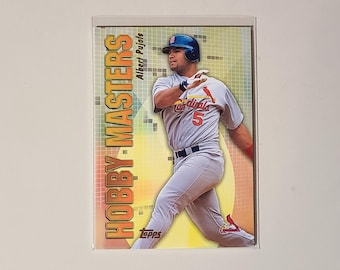 Albert Pujols 2001 Topps Hobby Masters Rookie Insert Baseball Card