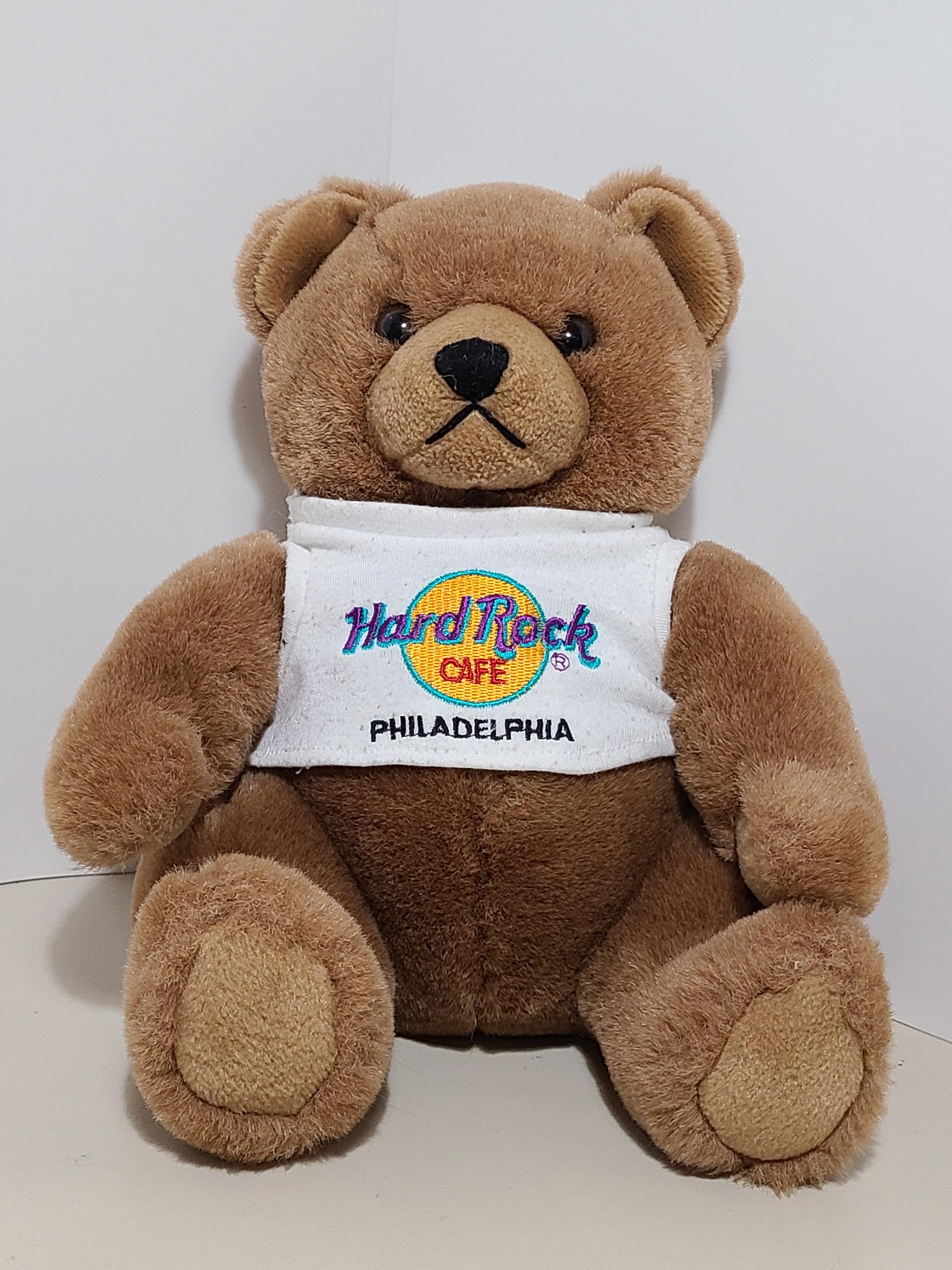 Mu eca Hard Rock Cafe Philadelphia Teddy Bear de felpa de 9