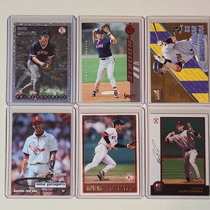Nomar Garciaparra 6 Baseball Card lot with 1995 Bowman Foil, Topps, Select