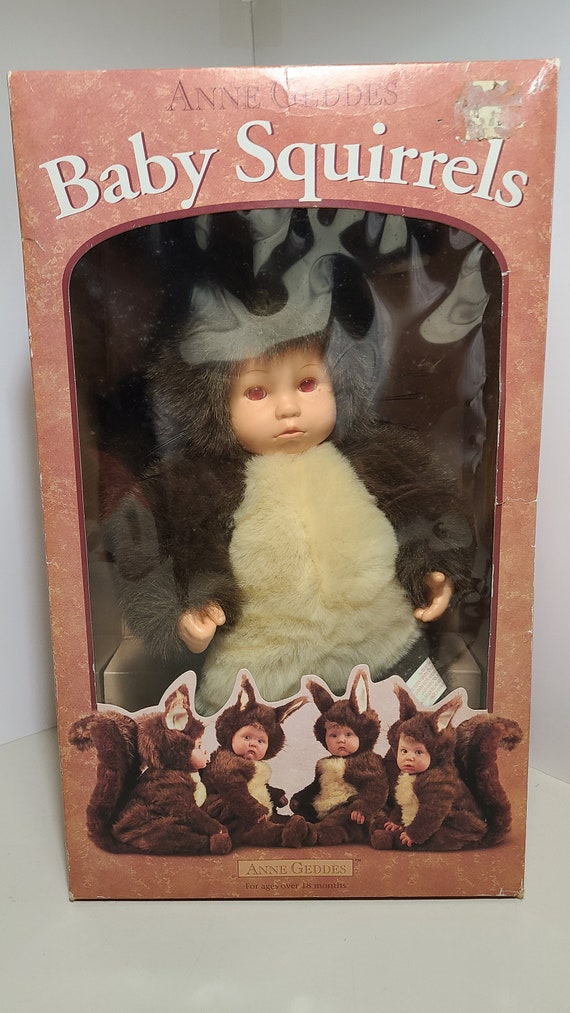 Anne geddes hotsell baby squirrel doll
