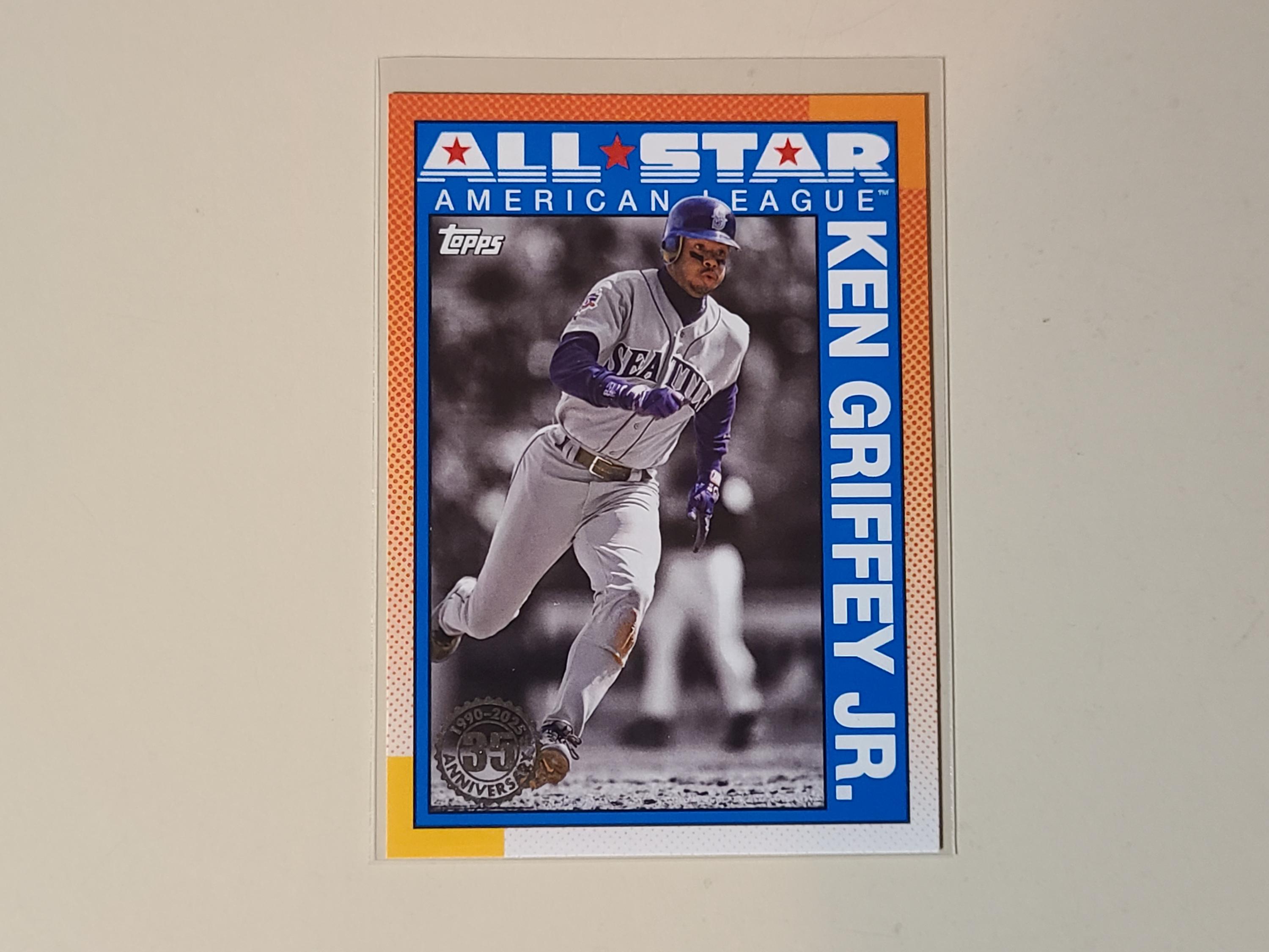 Ken Griffey Jr. 2025 Topps 35th Anniversary 1990 Baseball Card - Etsy