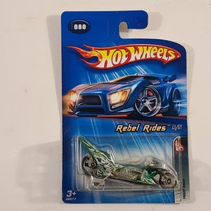 Fright Bike 2005 Rebel Rides Hot Wheels motorcycle (Brand New & Sealed) cardboard not mint