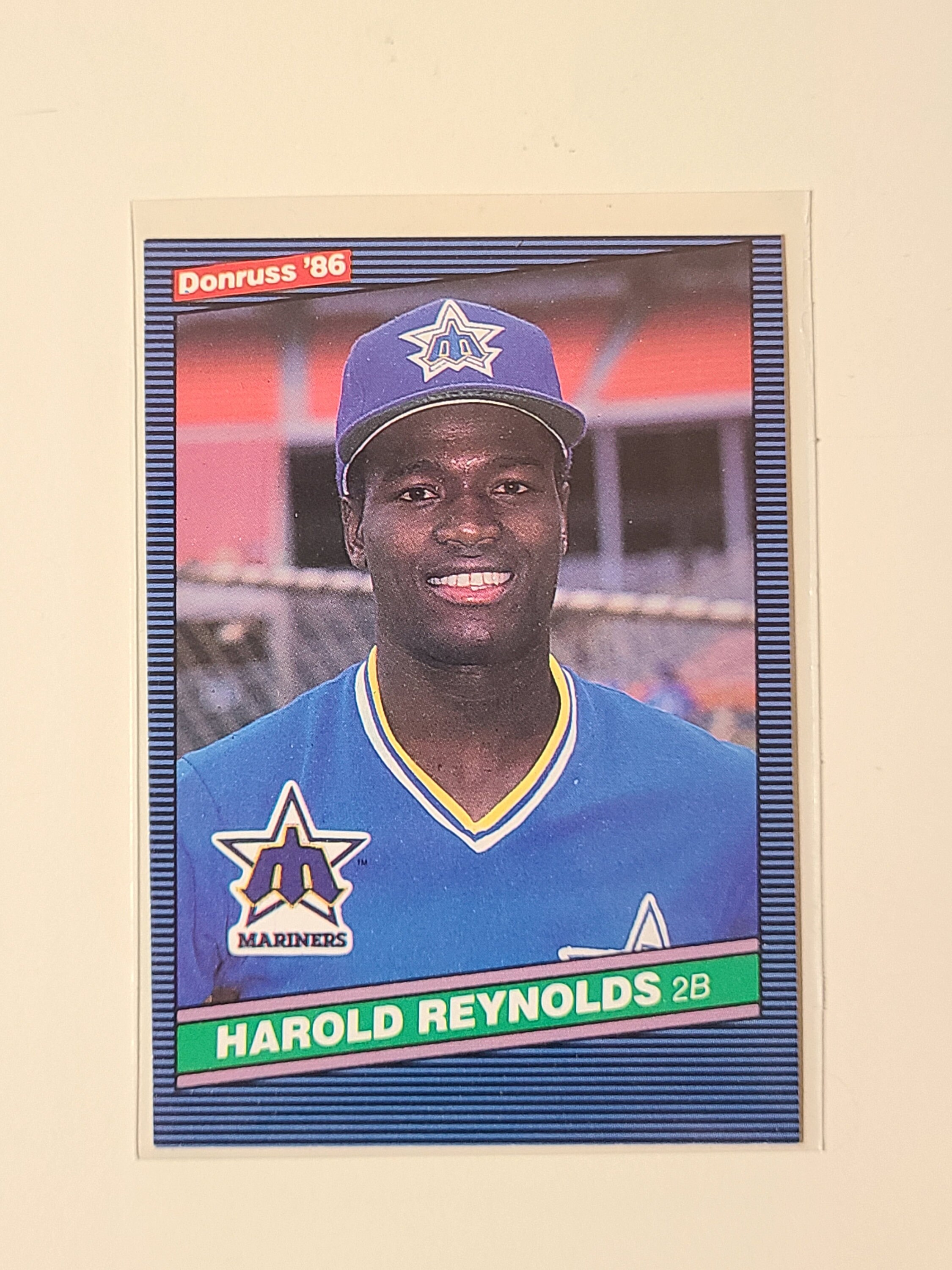 1986 Donruss Harold Reynolds Rc Rookie Baseball Card Etsy