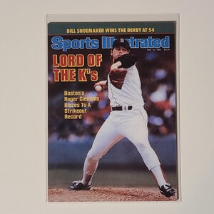 Roger Clemens 1998 Fleer Sports Illustrated Cover Insert Baseball Card