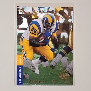 Jerome Bettis 1993 Upper Deck SP Foil RC Rookie Football Card **Chipping Bottom Edge**
