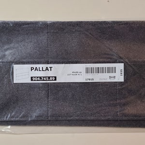Ikea Pallat Bed Pocket (17 3/4 x 19 3/4 inch) home organizer with pockets, helps hold remotes, cell/smart phones