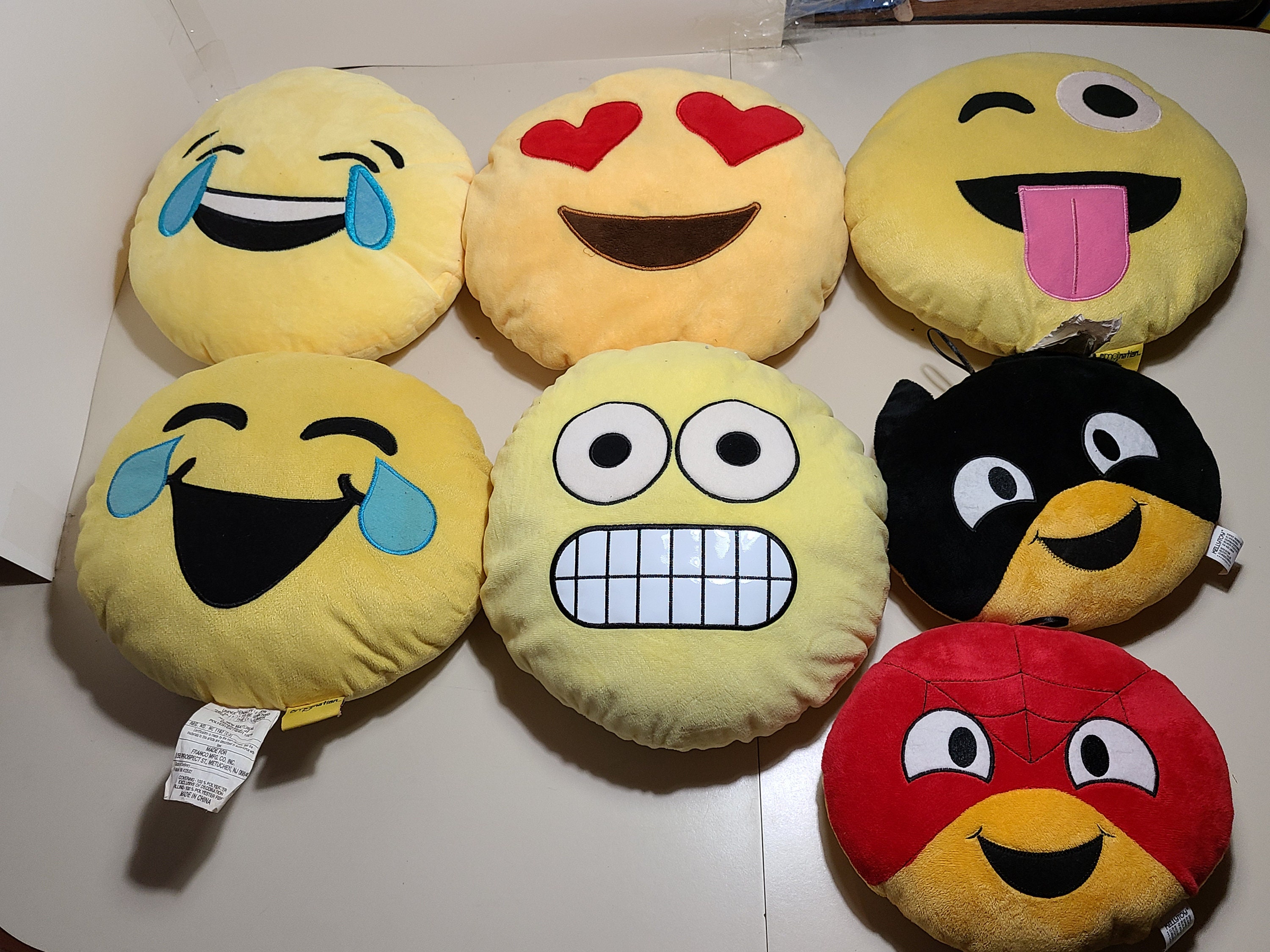 Embarrassed Face Emoji Pillow – Sparkle Pony Express