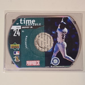 Ken Griffey Jr. 1999 Upper Deck Powerdeck Time Capsule CD Rom Baseball Card