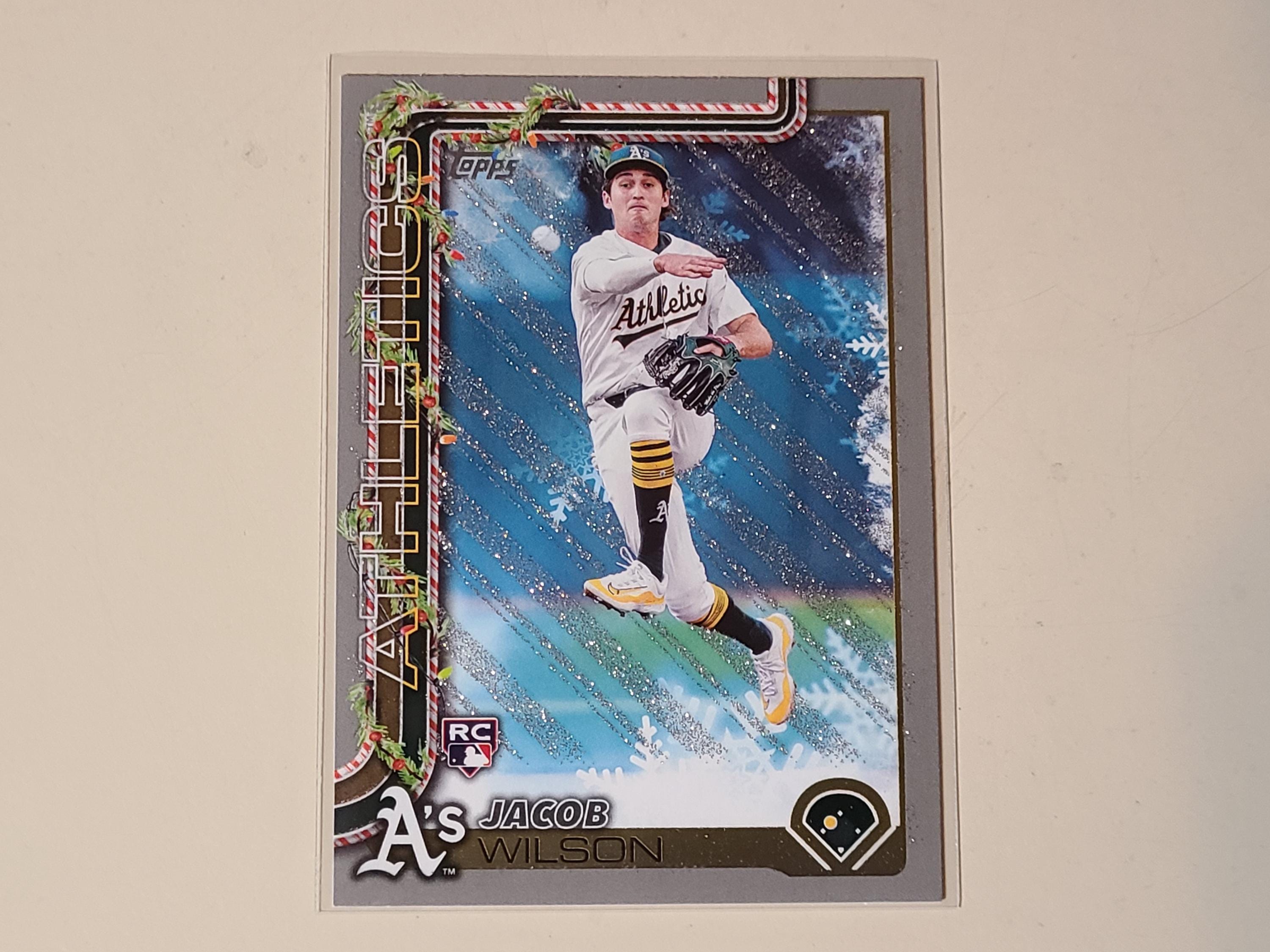 Jacob Wilson 2025 Topps Holiday Silver Metallic RC Rookie Baseball 