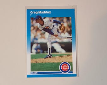 GREG MADDUX RC 1987 Fleer Update #U68 Baseball Card - Chicago Cubs