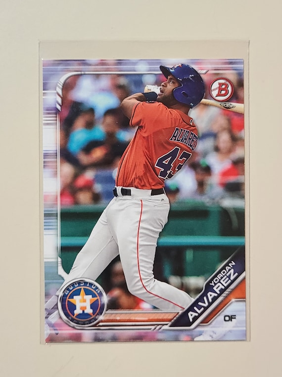 Yordan Alvarez RC Rookie 2019 Bowman Prospects Baseball Card 