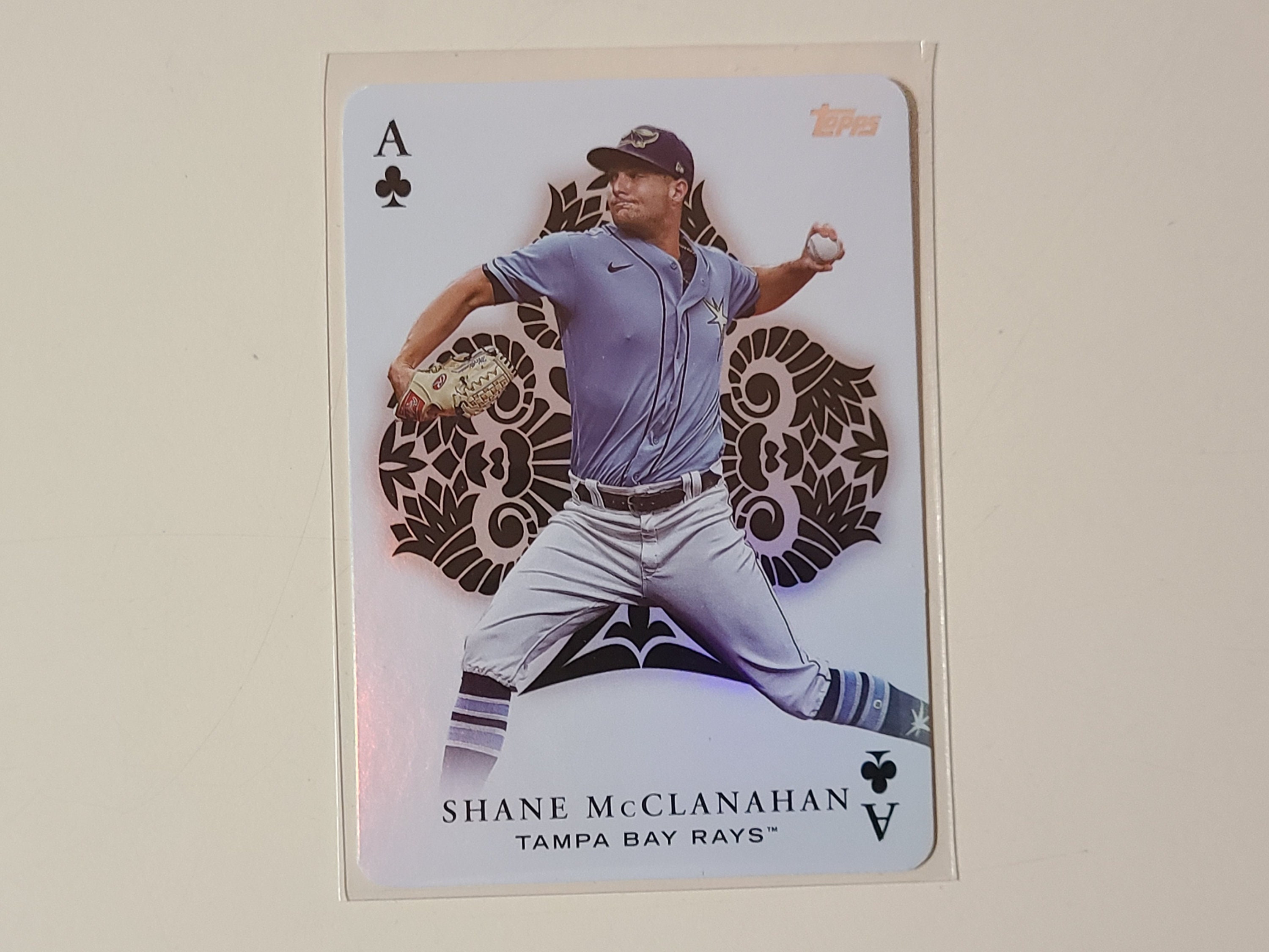  2022 Topps #244 Shane McClanahan Rays Card With