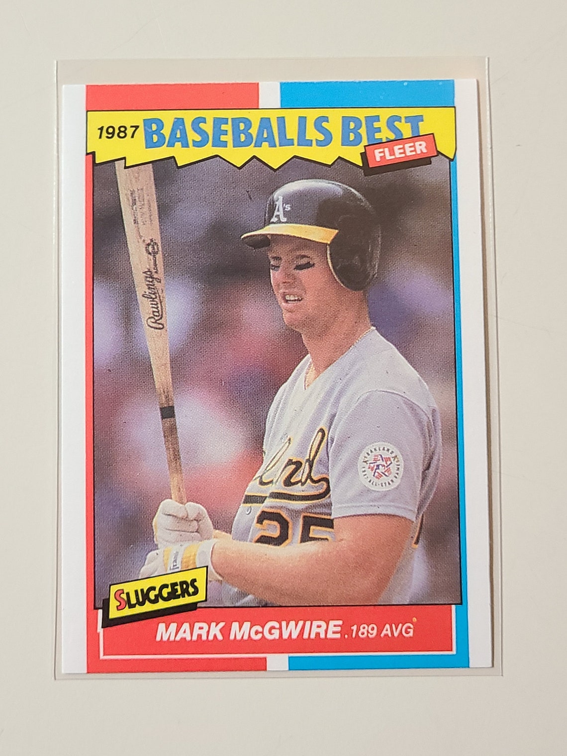 1987 Fleer Baseball's Best Mark McGwire Baseball Card Etsy