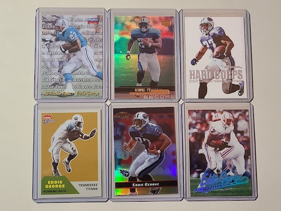 Eddie George Football Card Lot Upper Deck, Fleer, Bowman, Skybox