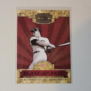 Harmon Killebrew 2004 Donruss Throwback Threads Blast from the Past Baseball Card serial numbered #ed /1500