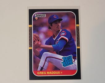 GREG MADDUX RC 1987 Fleer Update #U68 Baseball Card - Chicago Cubs