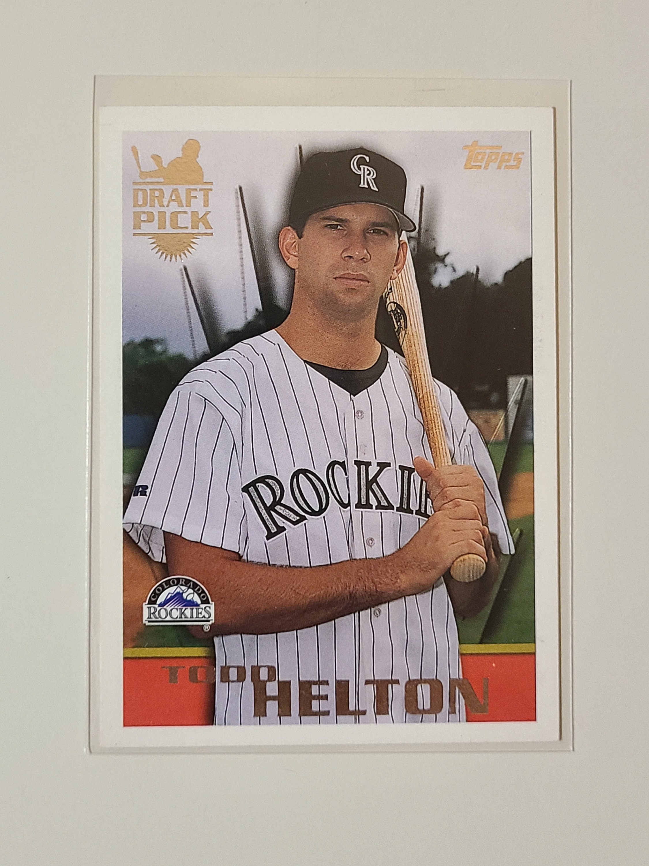 1996 Topps Todd Helton RC Rookie Baseball Card 