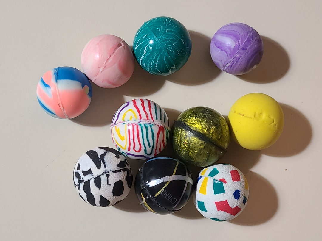 10 1 Inch Bouncy Bounce Balls Lot vending Machine Quality Etsy