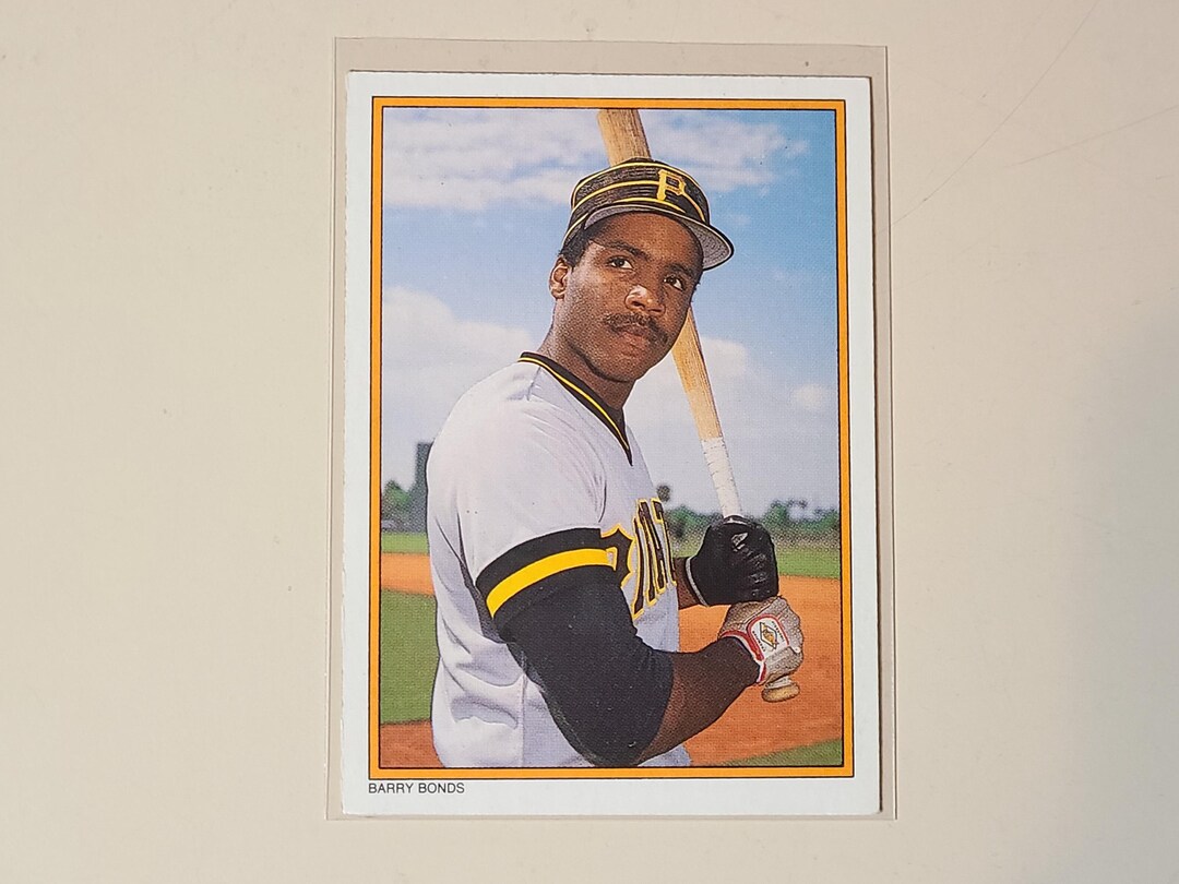 barry bonds holographic card 1996 Pinnacle Denny's Baseball Barry Bonds Hologram #8