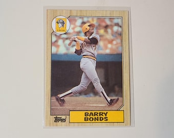 1987 Topps Barry Bonds RC Rookie Baseball Card