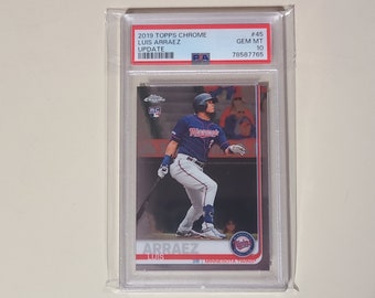 Luis Arraez 2019 Topps Chrome Update RC Rookie Baseball Card graded PSA 10 Gem Mint