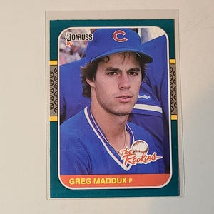 Greg Maddux 1987 Donruss The Rookies RC Rookie Baseball Card