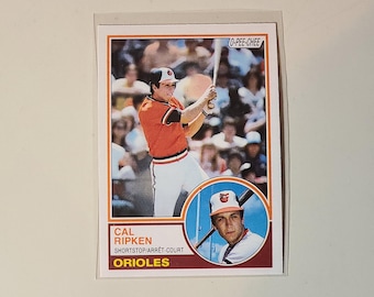 1983 O Pee Chee Cal Ripken Baseball Card