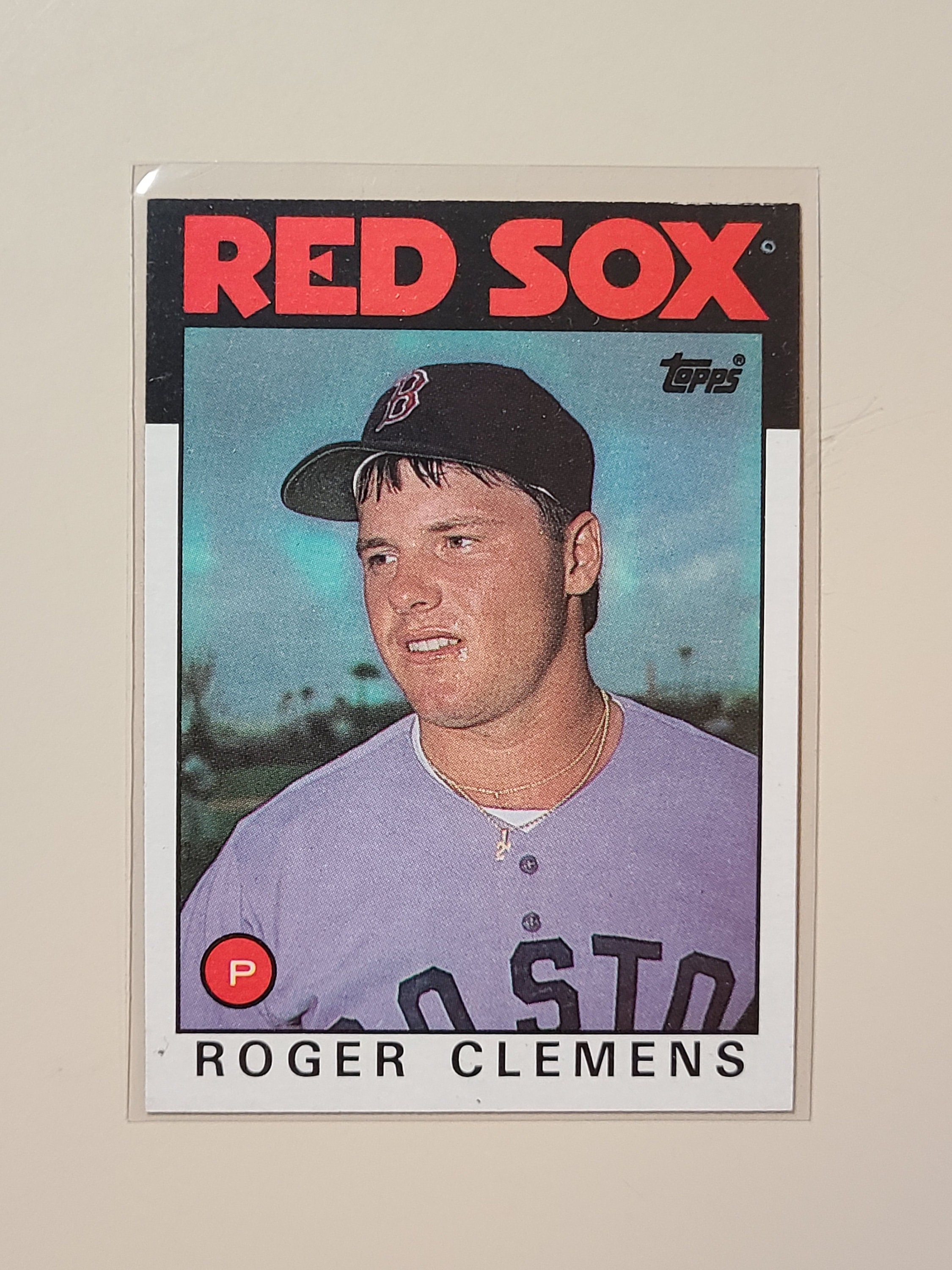 1986 Topps Roger Clemens Baseball Card - Etsy