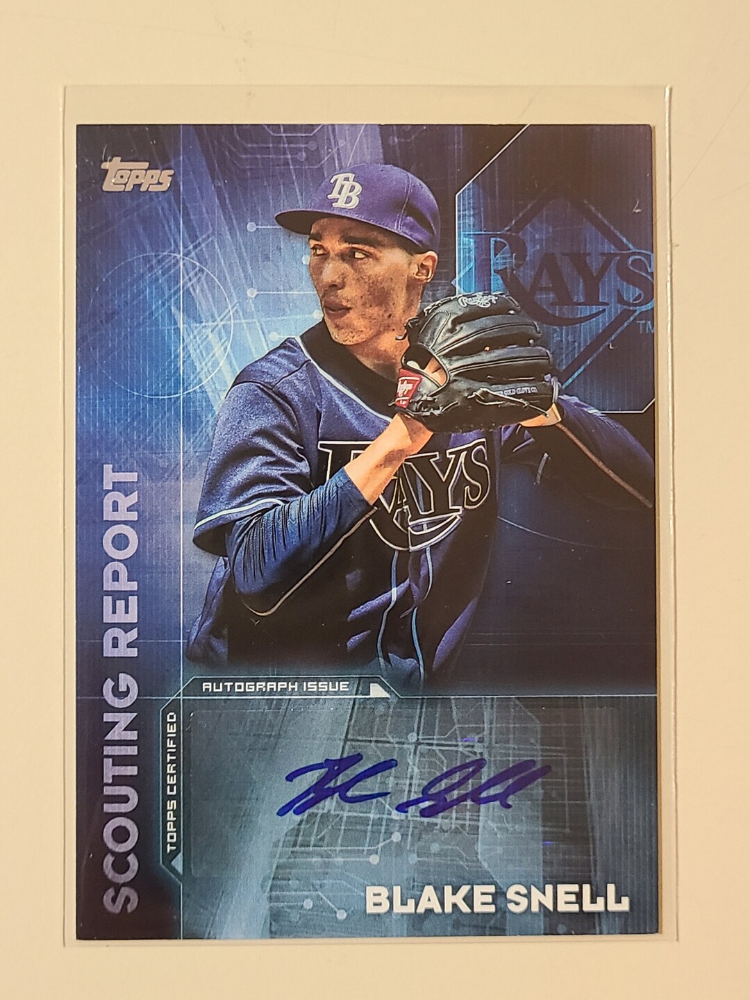 2016 Topps Scouting Report Blake Snell RC Rookie Autograph - Etsy