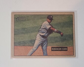 Robinson Cano 2005 Bowman Heritage Mahogany Baseball Card