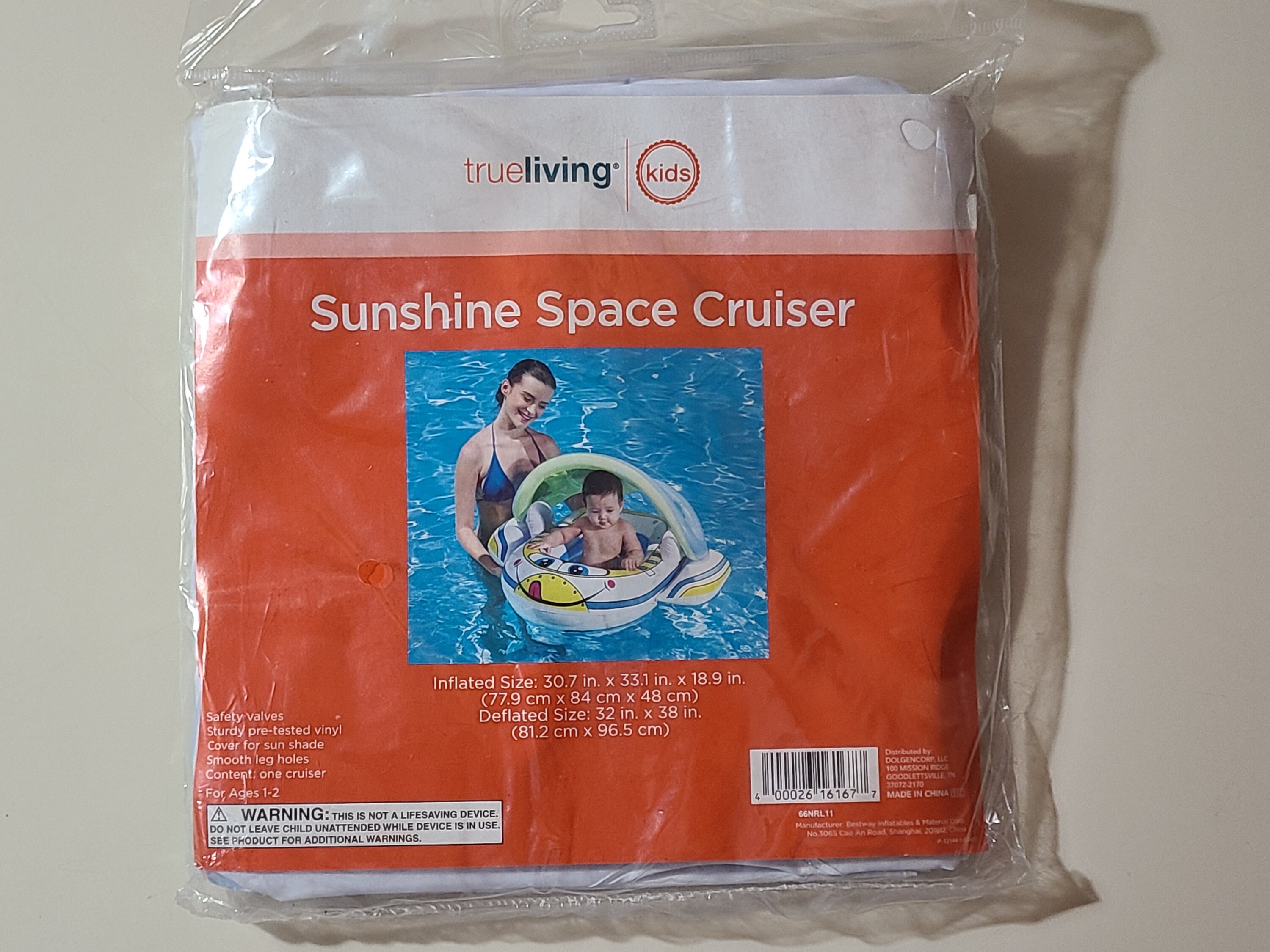 True Living Inflatable Sunshine Space Cruiser Float (brand New Sealed ...