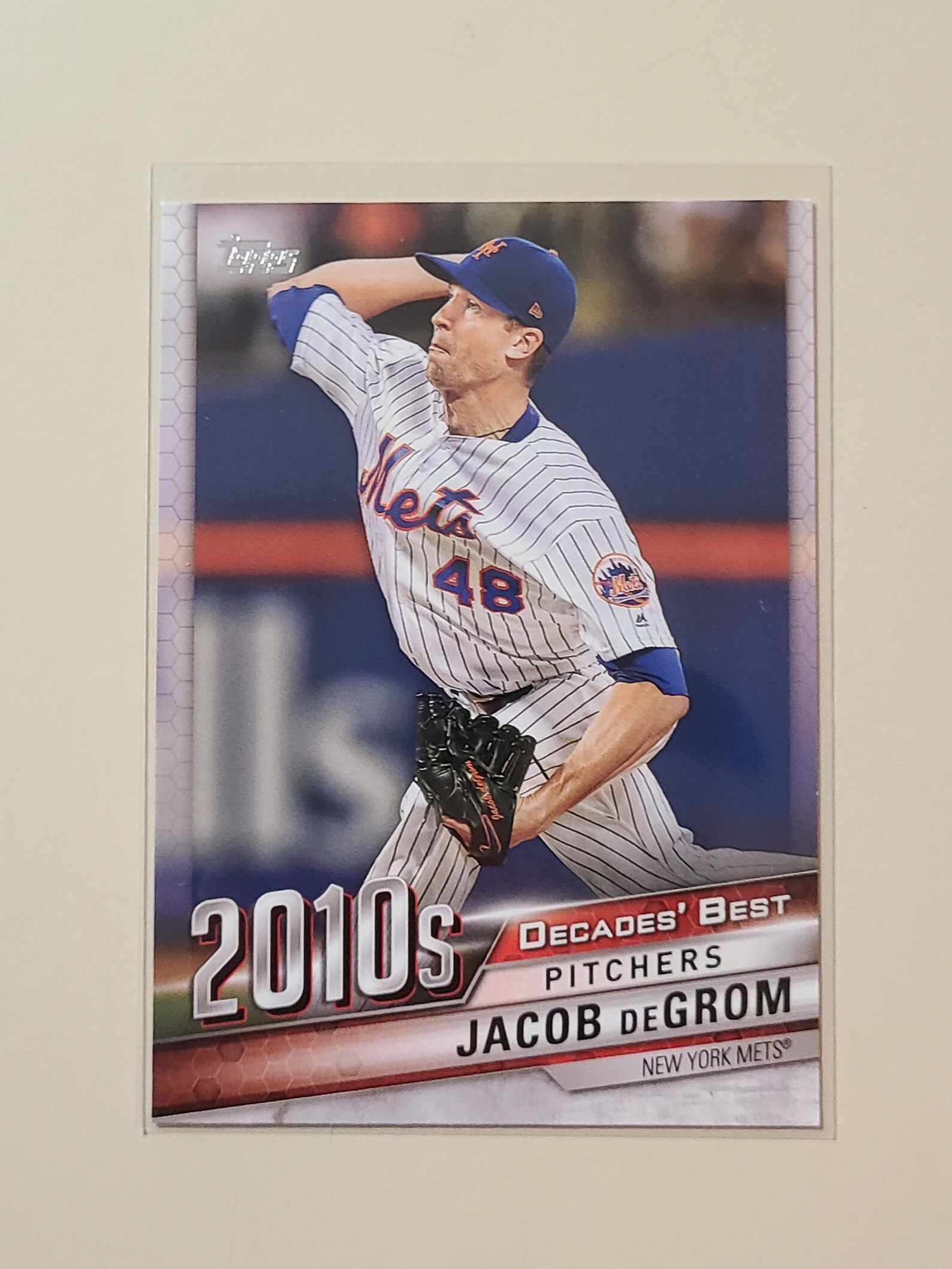 2020 Topps Decade's Best Jacob DeGrom Insert Baseball Card | Etsy