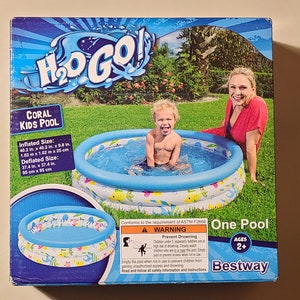 H2O Go! inflatable Coral Kids Pool by Bestway for ages 2+ (Brand New Sealed