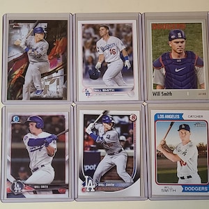 Will Smith 6 Baseball Card lot Topps Finest, Heritage, Bowman Chrome