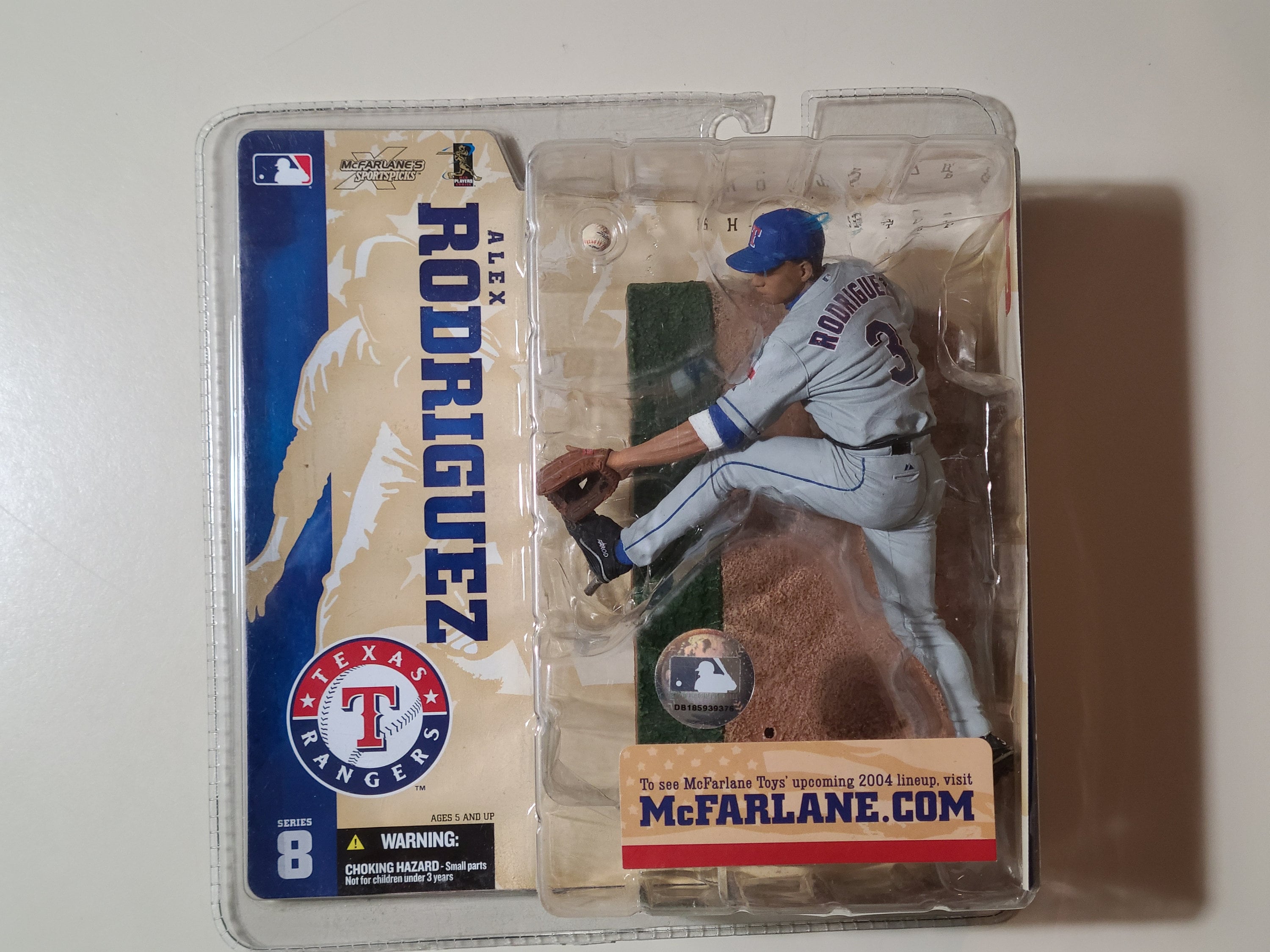 McFarlane Toys MLB Texas Rangers Sports Picks Baseball Series 2