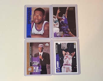 Lote de 4 tarjetas de baloncesto de Marcus Camby, novatos de la temporada 1996/97, Upper Deck, SP, Fleer