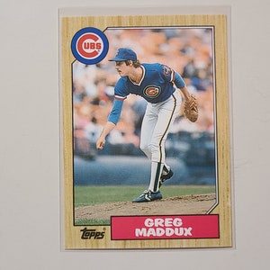 Greg Maddux 1987 Topps Traded Rookie Card #70T - Graded PSA 9 Mint Condition