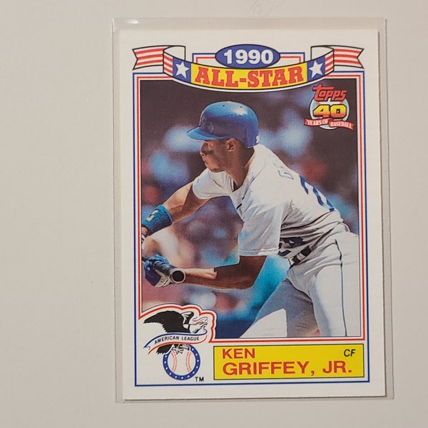 Ken Griffey Jr All Star Card Etsy