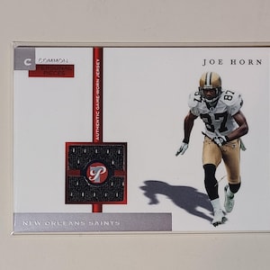 Joe Horn 2005 Topps Pristine Personal Pieces Relic Jersey Football