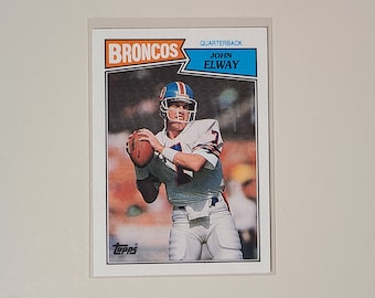 1987 Topps John Elway Football Card