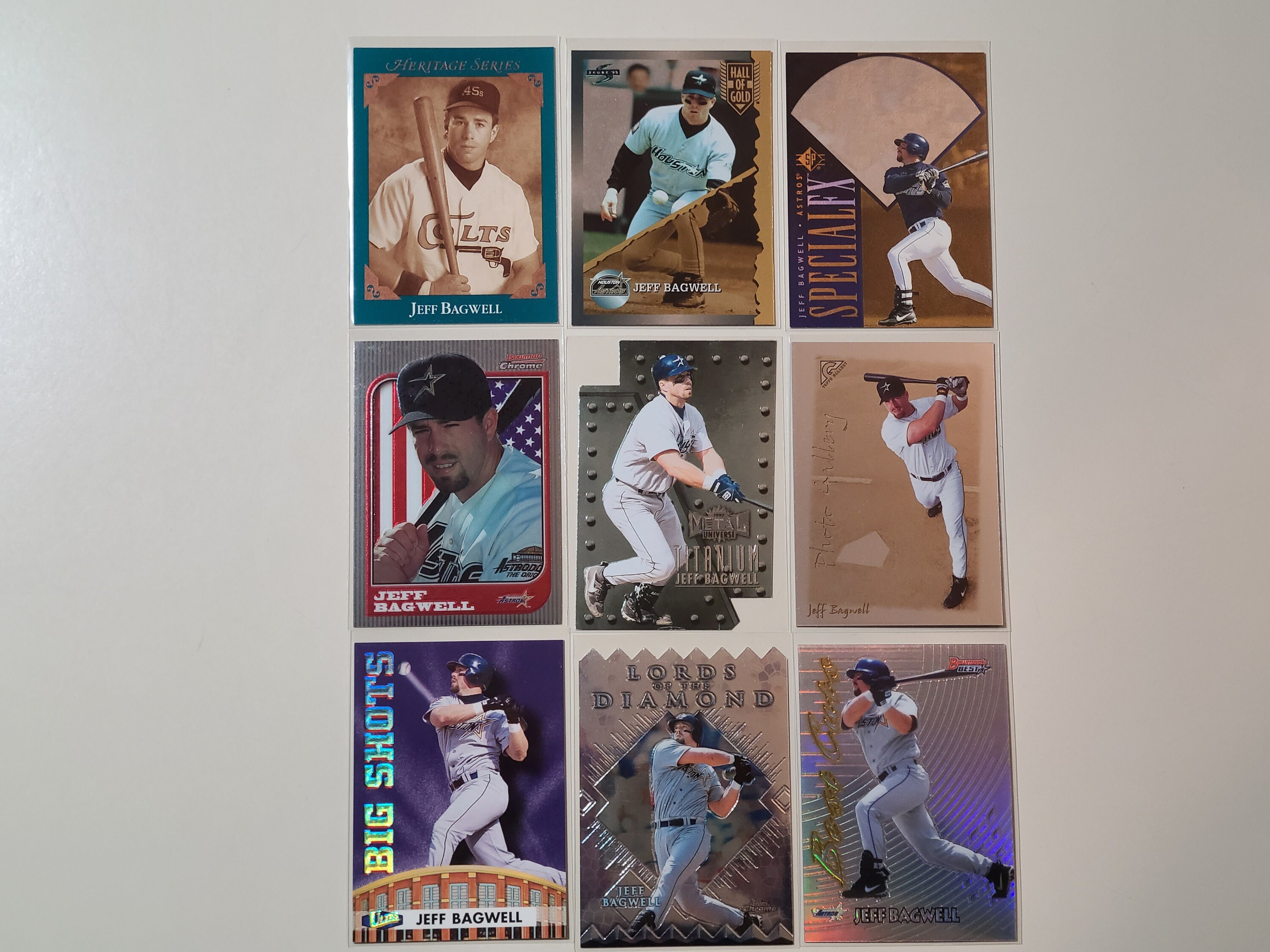 Pick a Jeff Bagwell Baseball Card Inserts Topps Bowman - Etsy Finland