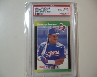 Sammy Sosa 1989 Donruss Baseball s Best RC Rookie Baseball Card