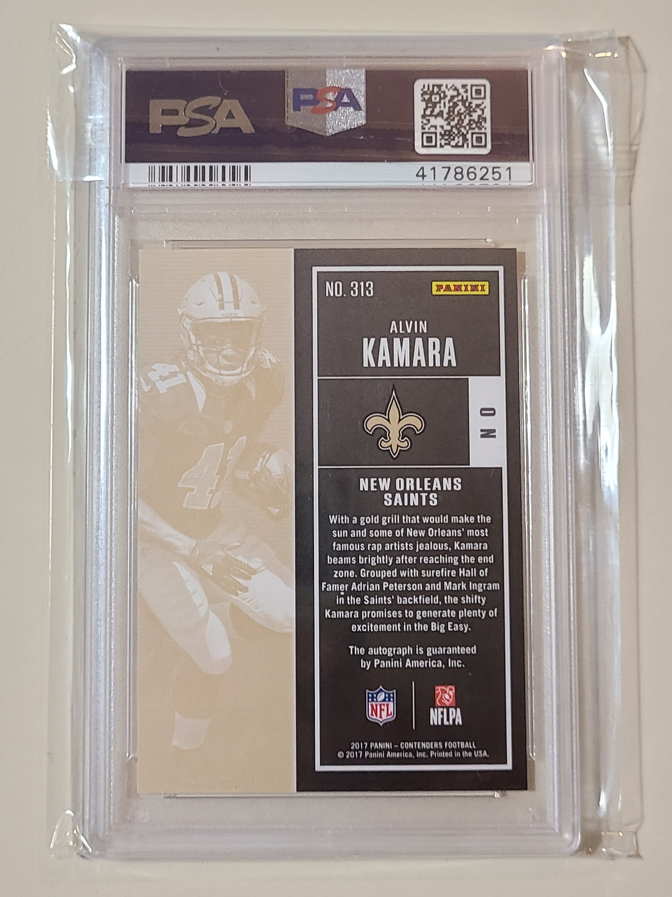ALVIN KAMARA　アルビン カマーラ　直筆サインカード　AUTO　NFL ALVIN KAMARA アルビン カマーラ 直筆サインカード AUTO NFL