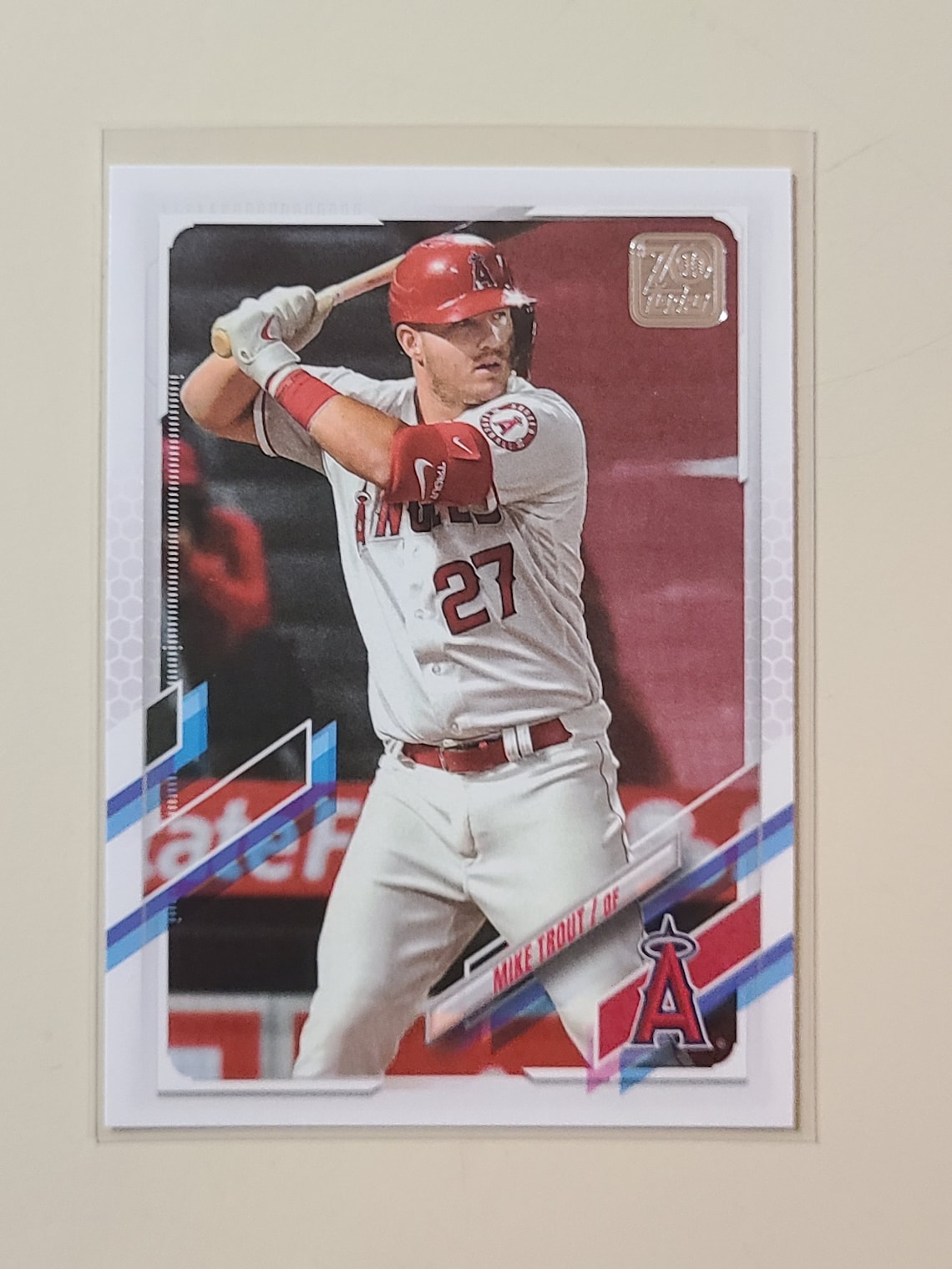 2021 Topps Mike Trout Baseball Card Etsy