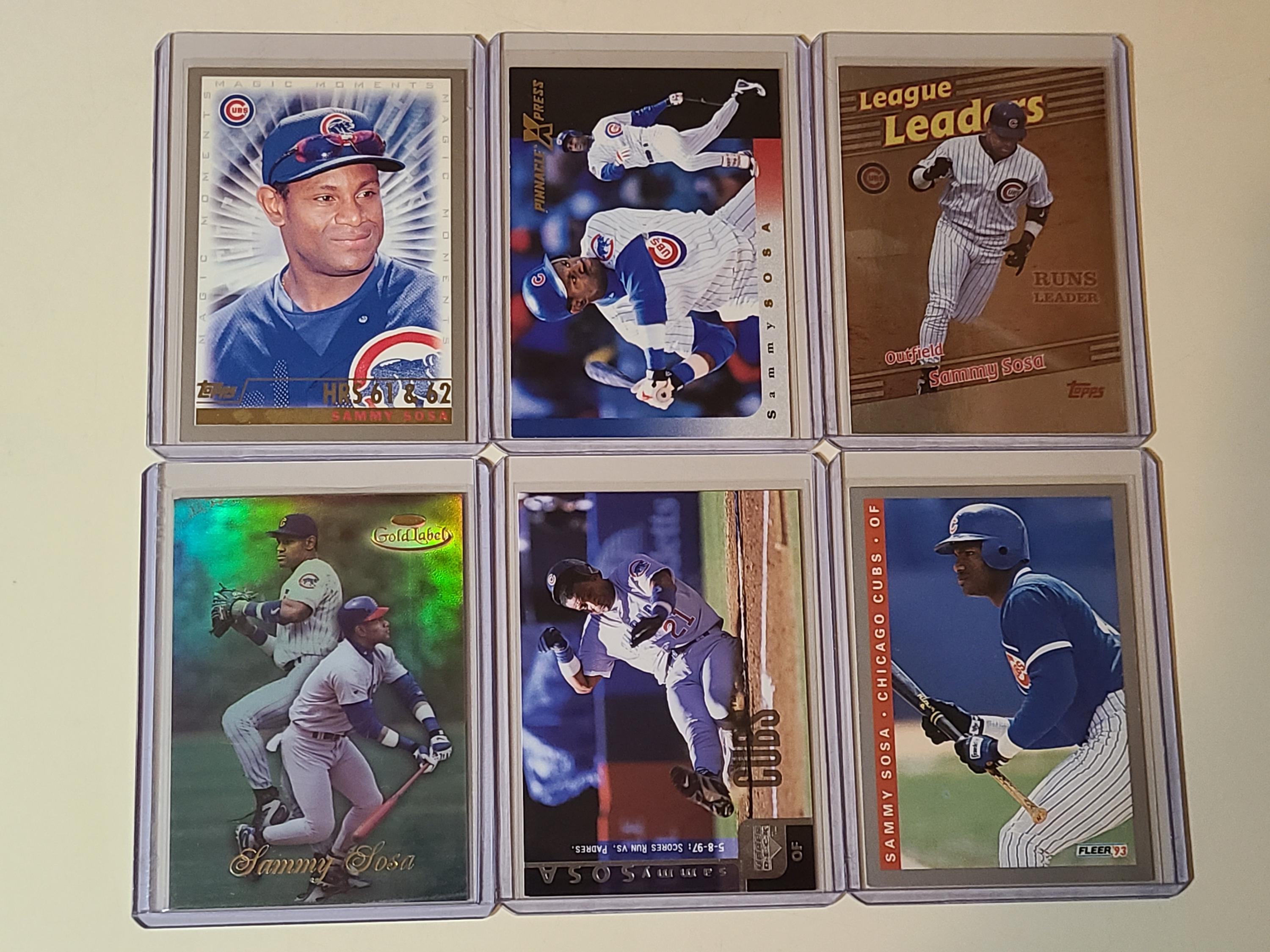 rare sammy sosa cards Rare 1992 Topps Sammy Sosa #94 Baseball Error Card (Wrong Birthday)