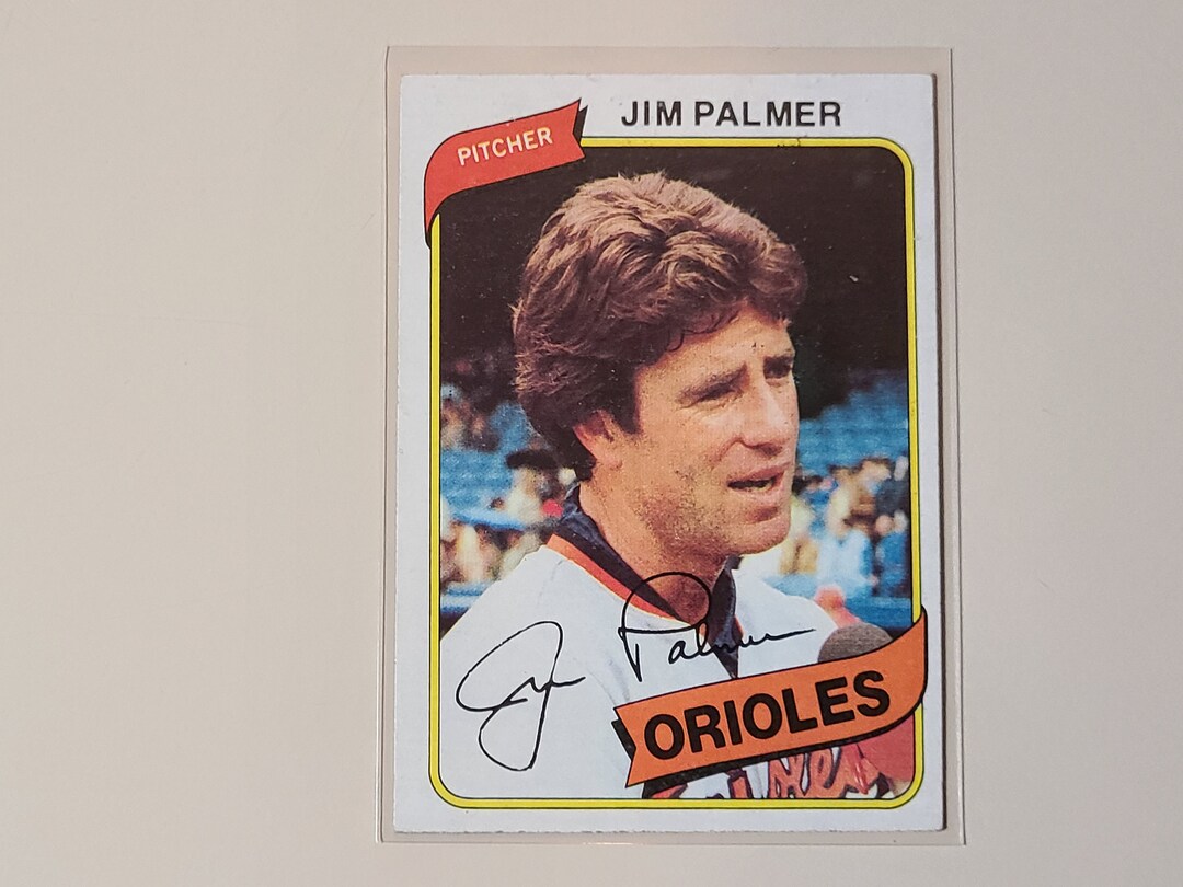 1980 Topps Jim Palmer Baseball Card Etsy