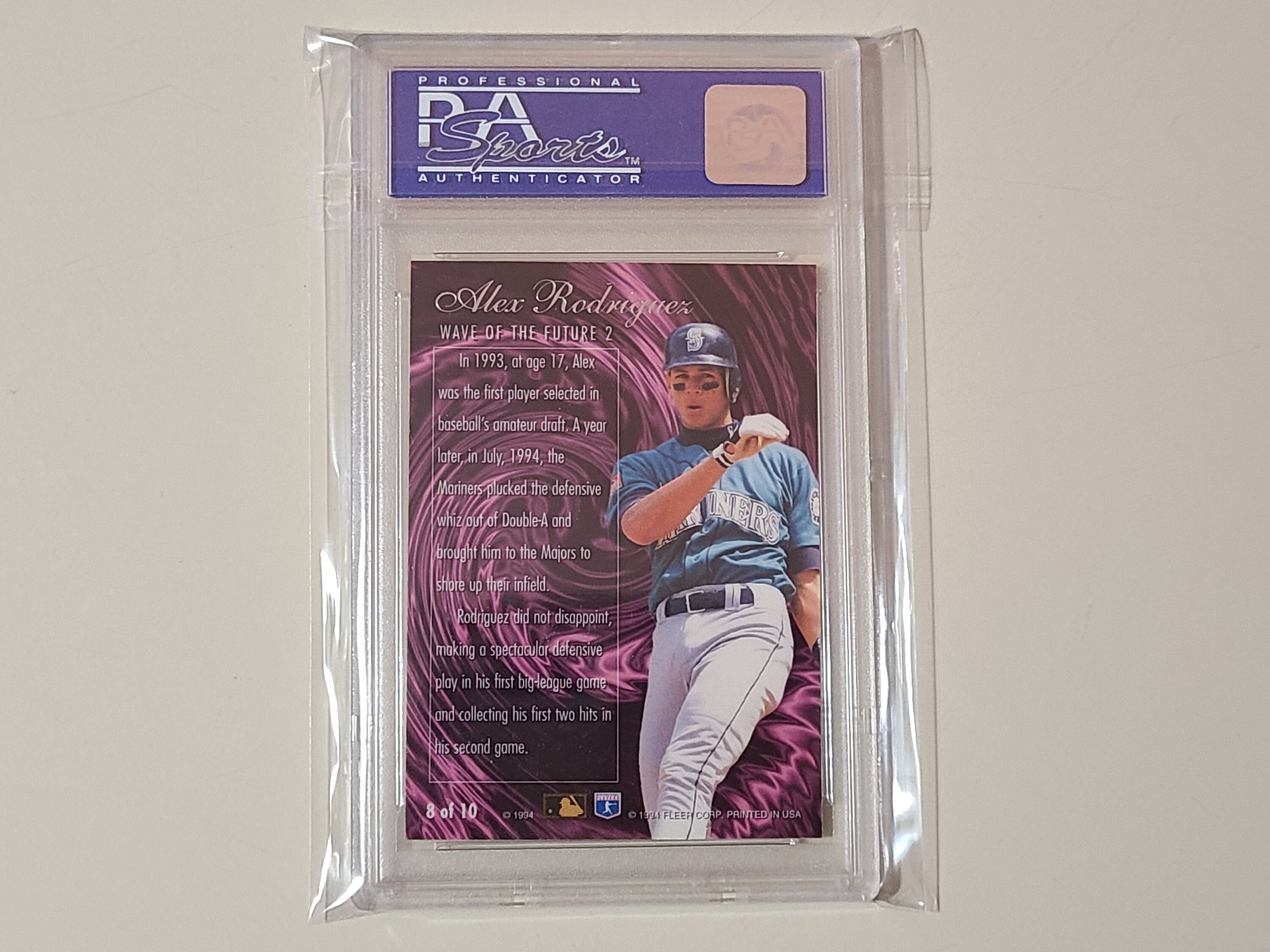 Alex Rodriguez 1994 Fleer Flair Wave of the Future RC Rookie 