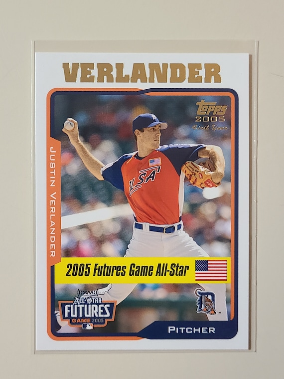 Justin Verlander 2005 Topps Update RC Rookie Baseball Card 